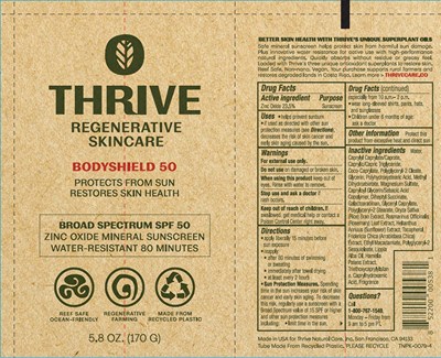 Tube Label (Artwork Thrive Bodyshield 50 Spf50)